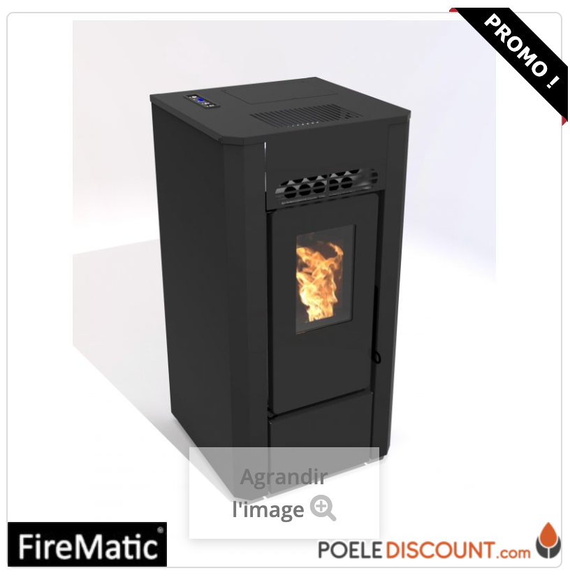 promo Poêle à granulés étanche - FIREMATIC EC9