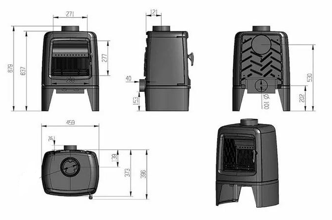 Dimensions ina fundicio