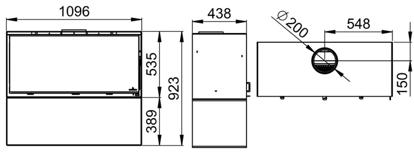 Schéma des dimensions