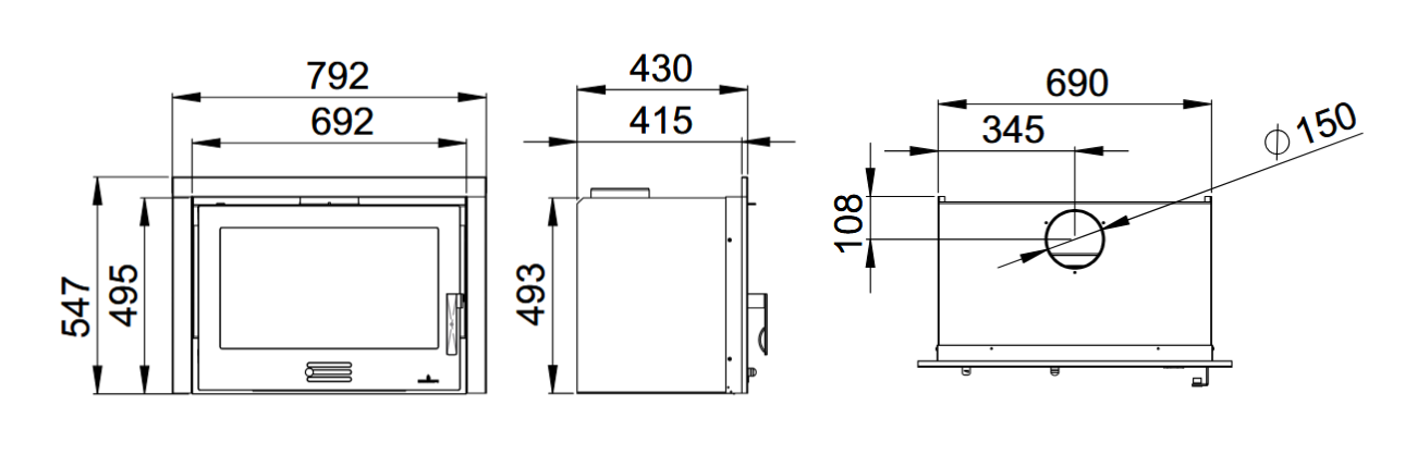 dimensions de l'insert coliseo de chez bronpi