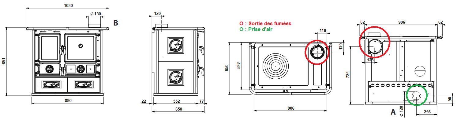 dimensions rosa 5.0 ceramica