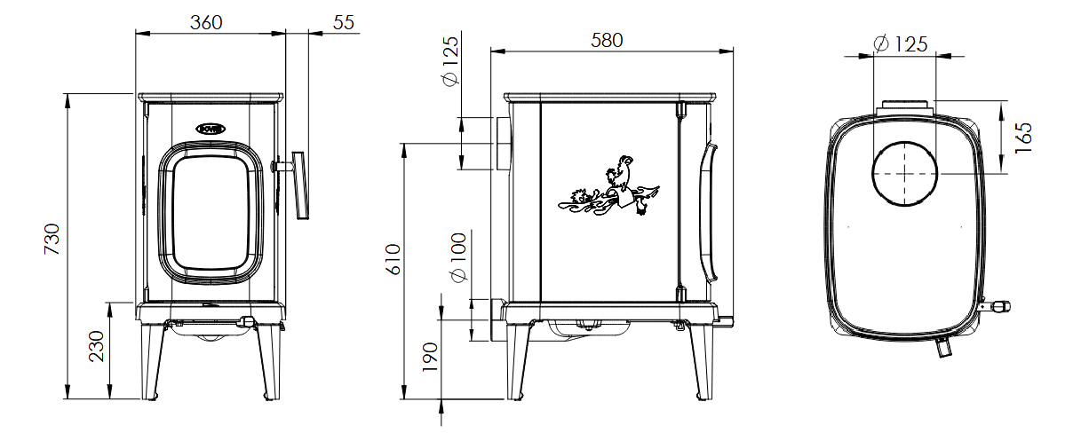 Schéma technique SAGA101