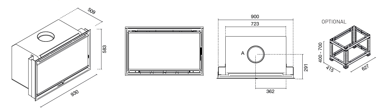 Schéma technique BIAGIO eva calor