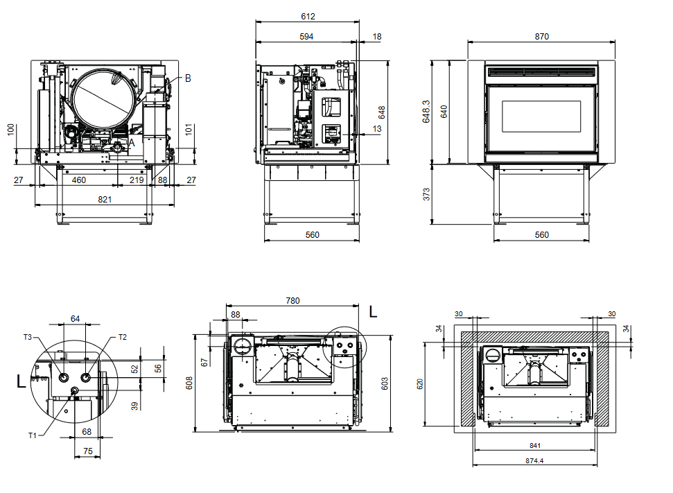 Dimensions comfort Idro