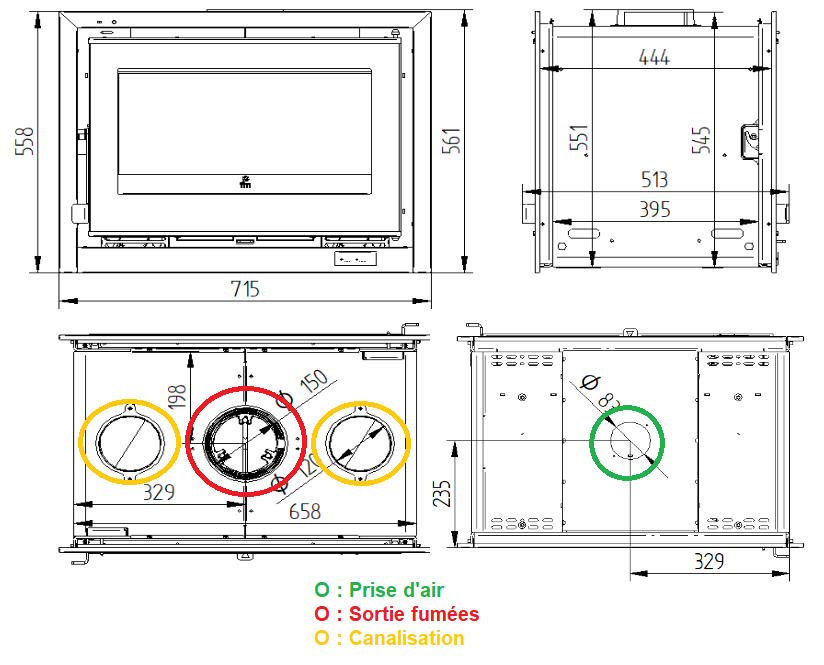 Dimensions du SINA