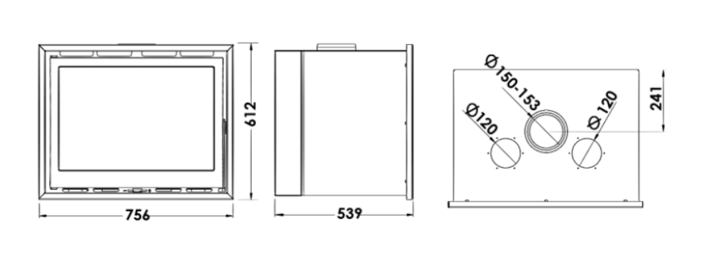 Dimensions CB panadero