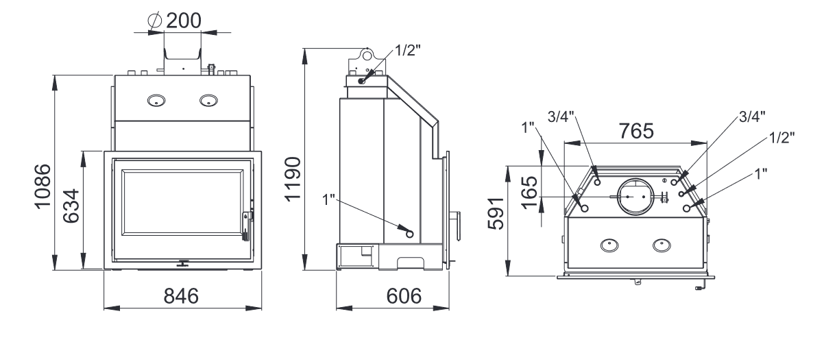 Dimensions tecno hydrobronpi