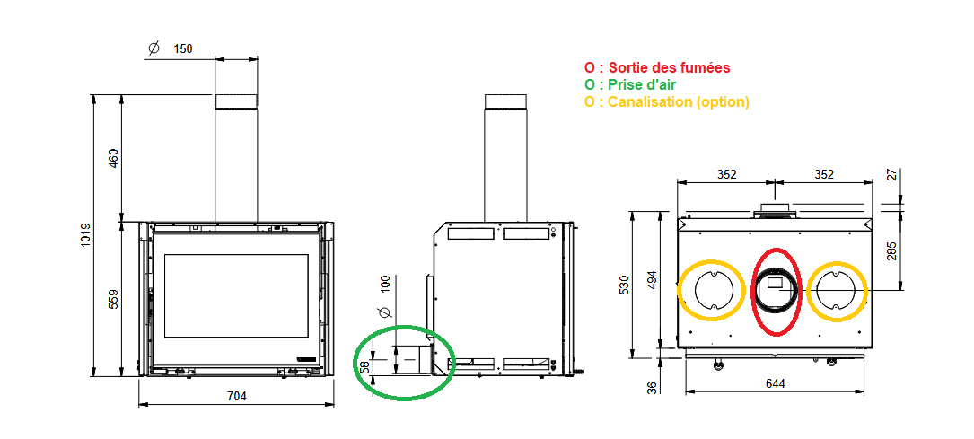 dimensions inserto 70 eos