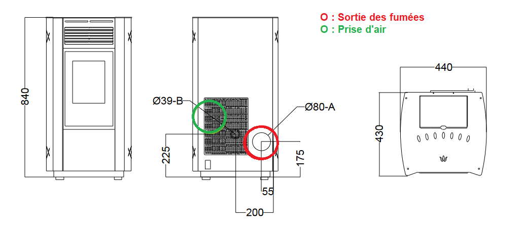 Schéma technique Dafne Eco PheboStufe