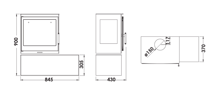 dimensions charme panadero
