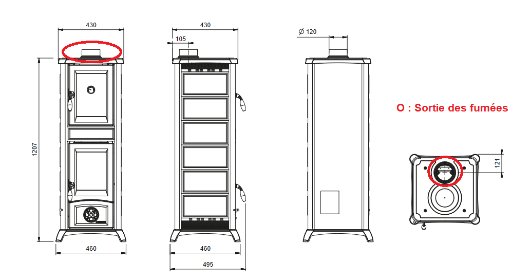 Dimensions Gemma Forno Petra 5.0