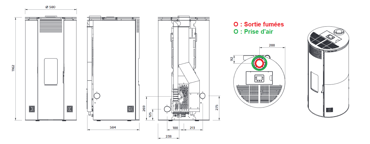 Dessin technique FANCY 12 PJ TERMOVANA