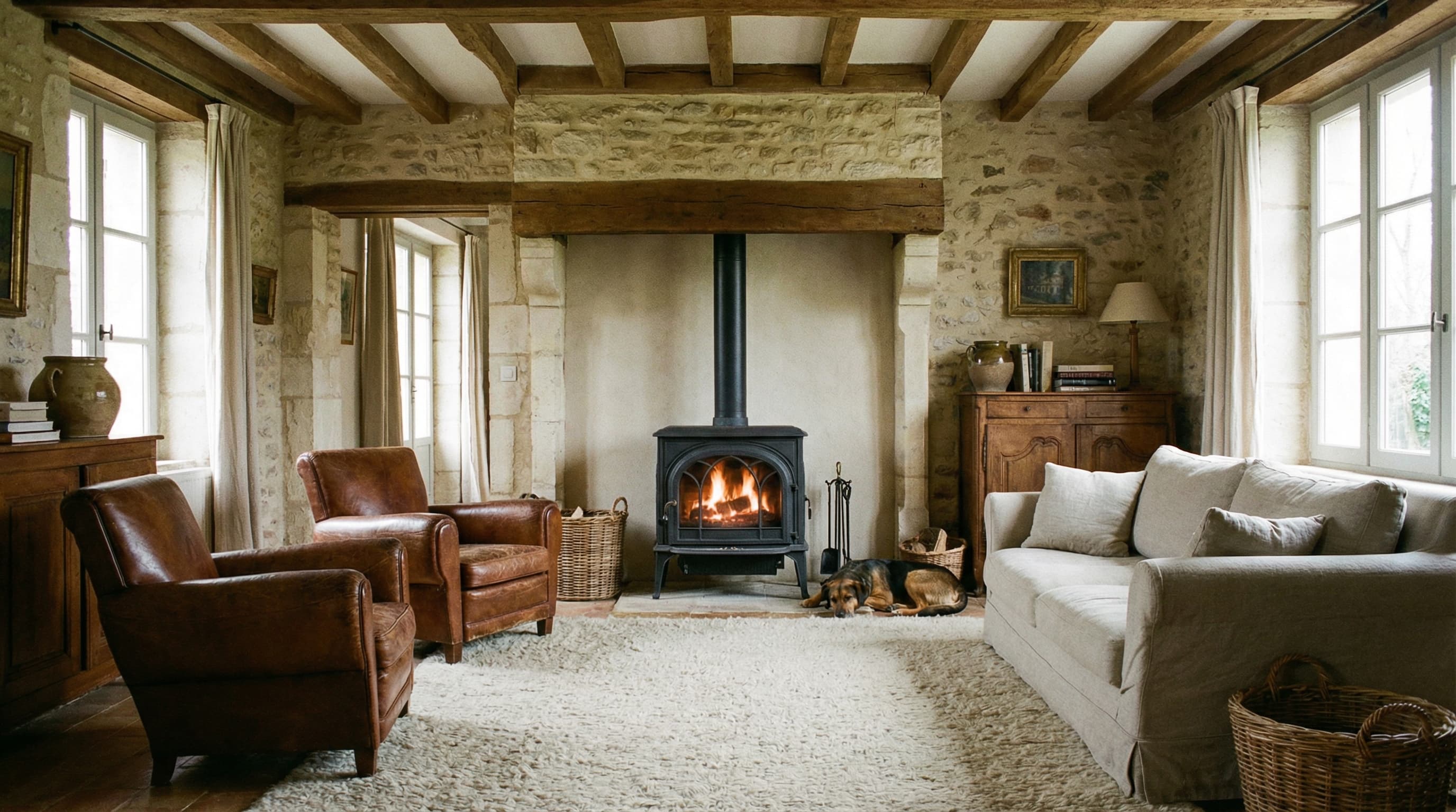 soldes poele à bois janvier 2025