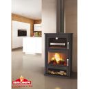 Poêle à bois raccordable avec four - BRONPI Suiza 14 kW