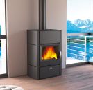 Poêle à bois bouilleur raccordable - BRONPI HydroNova Plus 15 kW