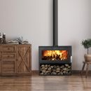 Poêle à bois étanche - SUPRA Larry Bûcher 8.5 kW