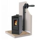 PACK : Poêle à granules étanche + Kit ventouse - INTERSTOVES Marina 11 kW
