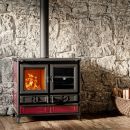 Cuisinière à bois en céramique - THERMOROSSI Viola Evo 12.1 kW