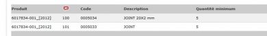 Joints pour Focolare 80 Bifacciale Hybrid - LA NORDICA