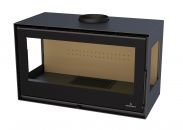 Poêle à bois 3 faces ventilé - BRONPI Bimba 90 3C 13 kW