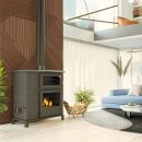 Poêle mixte bois granules avec four sans électricité – JOIMA Ecovalle 12,2 kW