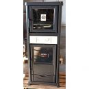 Modèle reconditionné - Poêle à bois avec four raccordable - LA NORDICA Rossella Plus Forno Ceramica Ivoire 9.4 kW