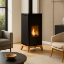 Poêle à granules sans électricité convection naturelle - BRONPI Free 6 kW