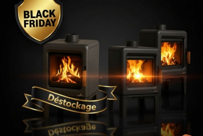 Black Friday : déstockage poêles à bois et granulés jusqu'à -45 %